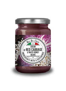 3D red cabbage&white kidney beans