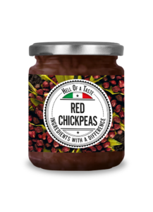 3D red chickpeas