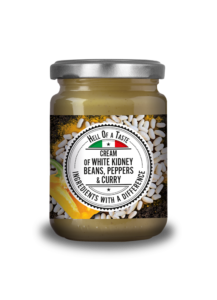 3D white kidney beans,peppers&curry